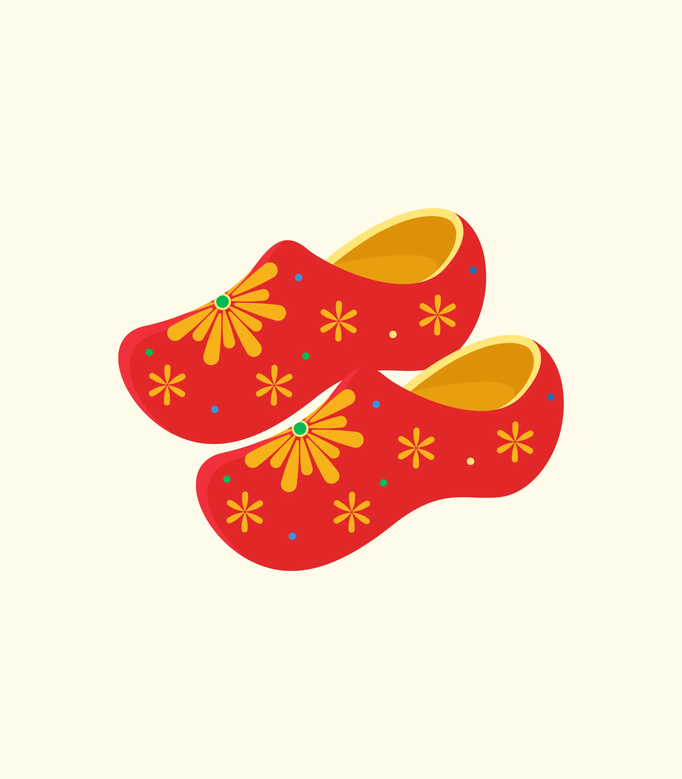 Dutch clogs Illustration