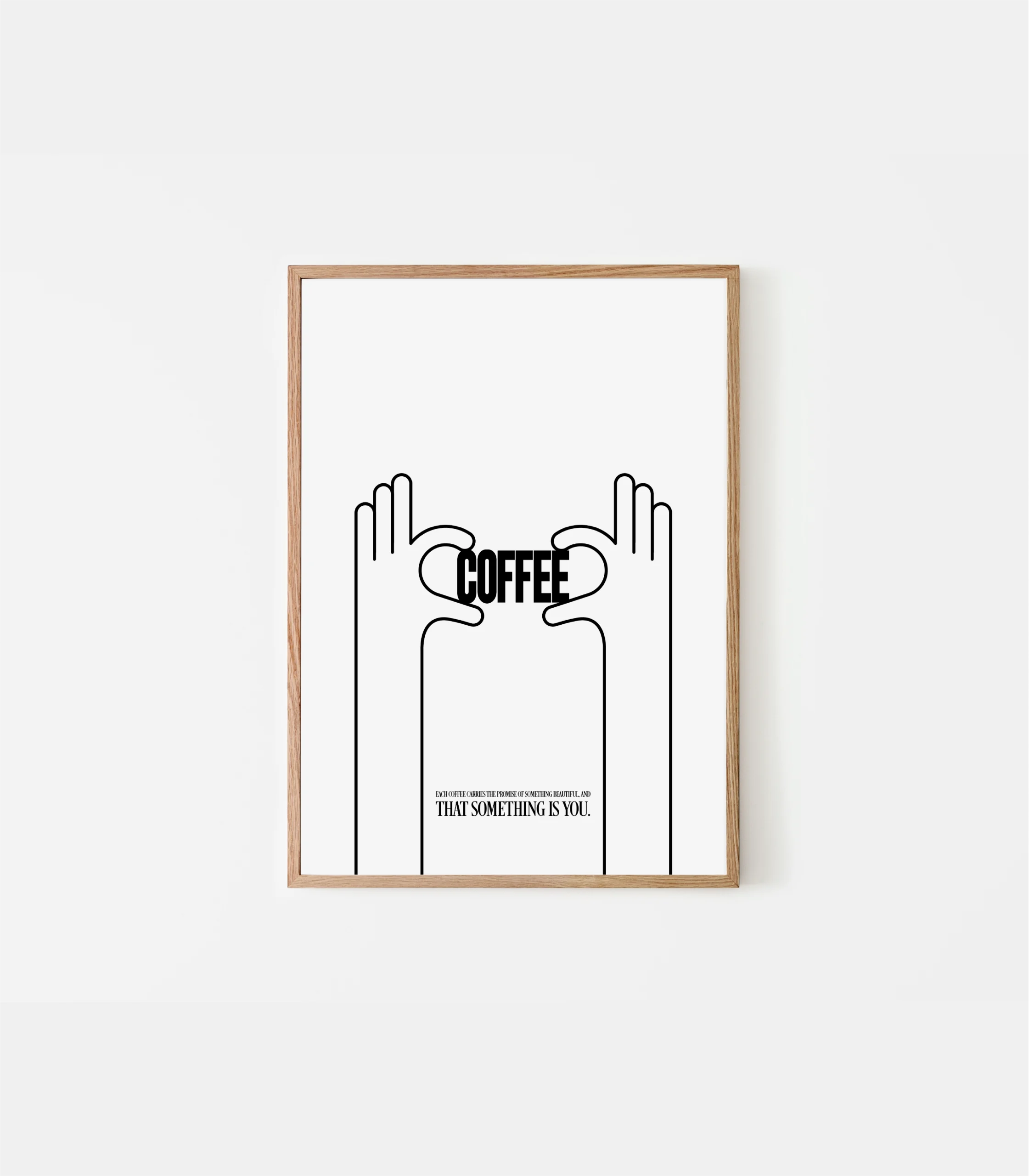 Minimal coffee poster