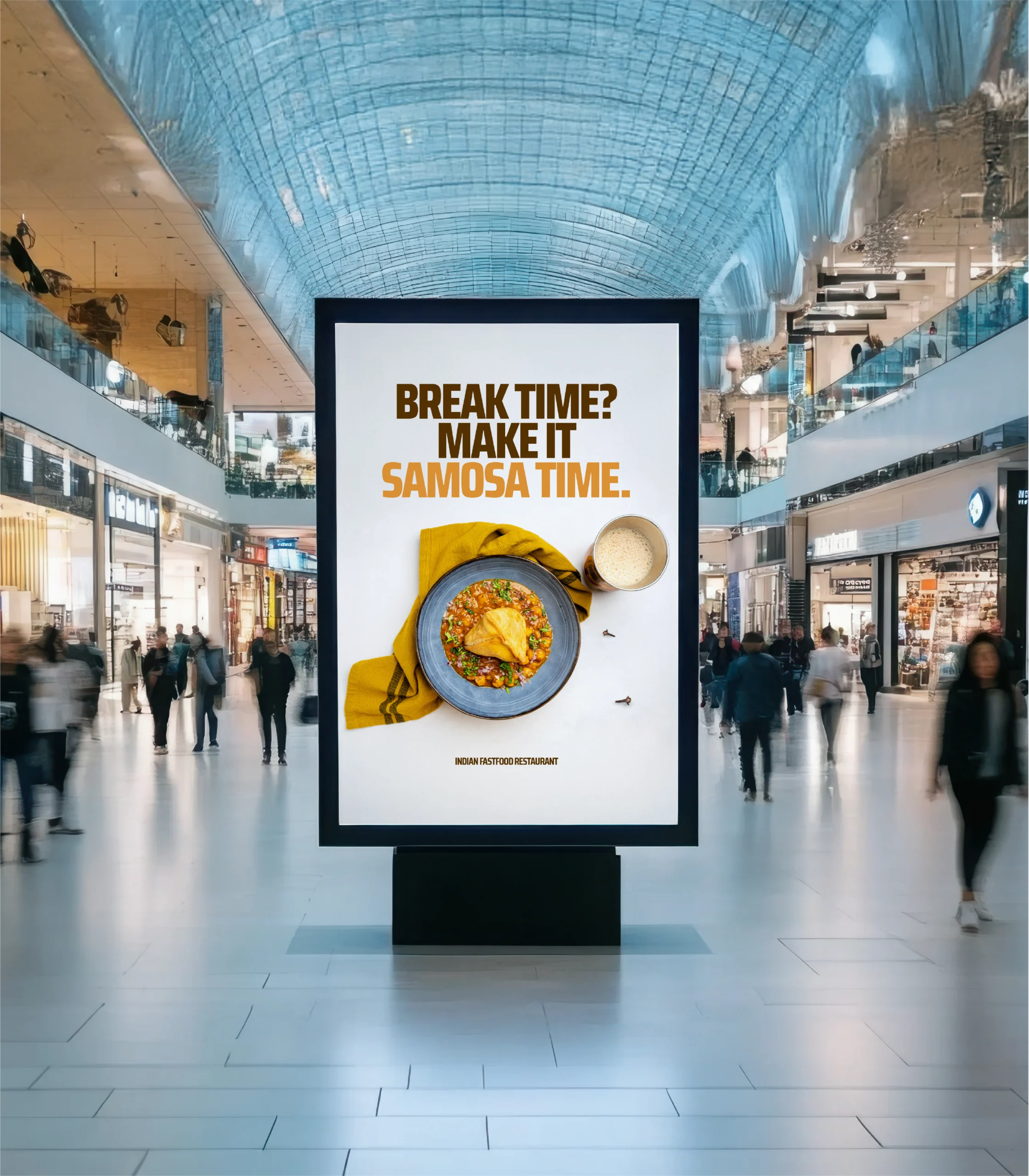 Restaurant Samosa Chai Ad