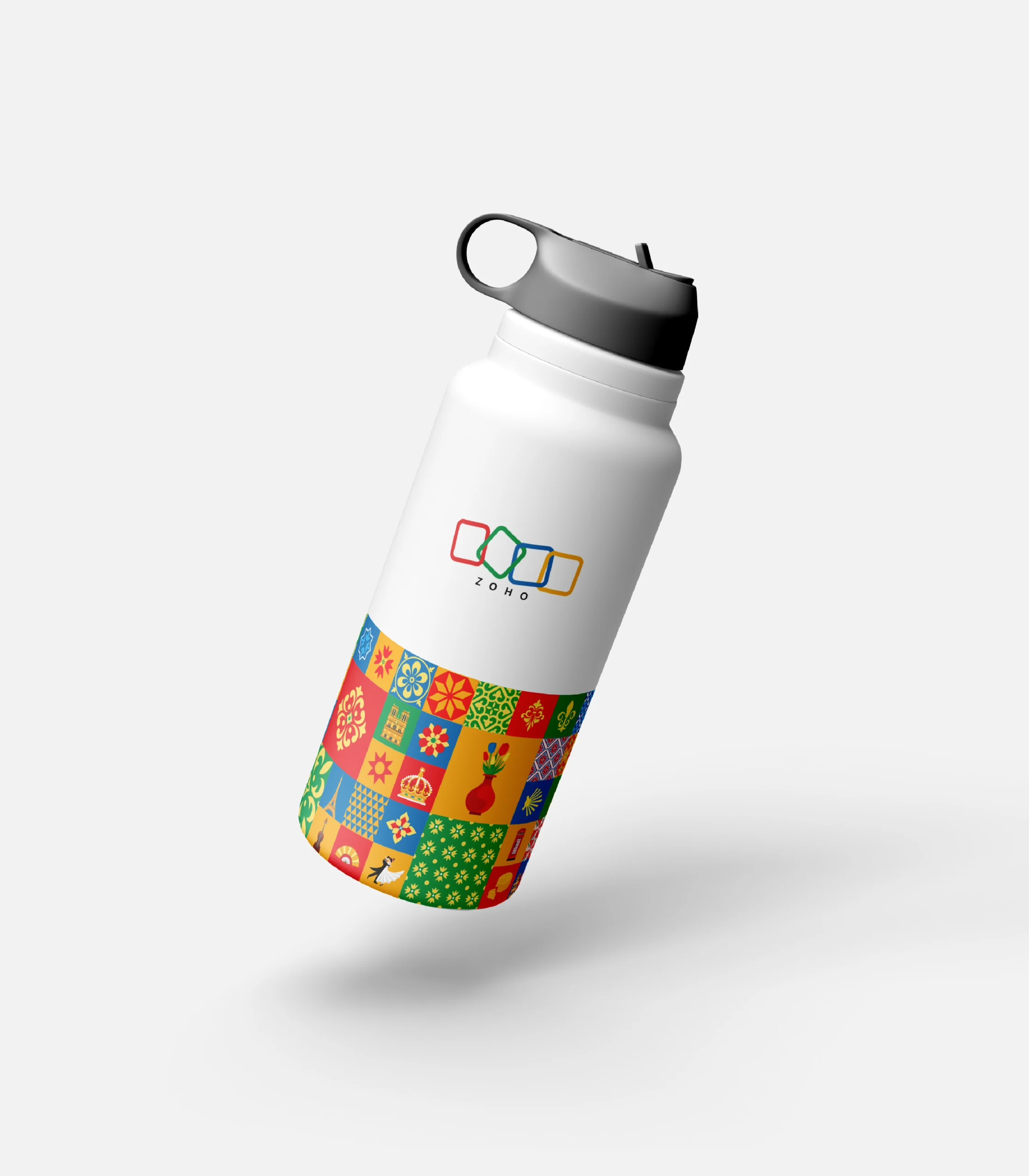 Water Bottle with regional elements